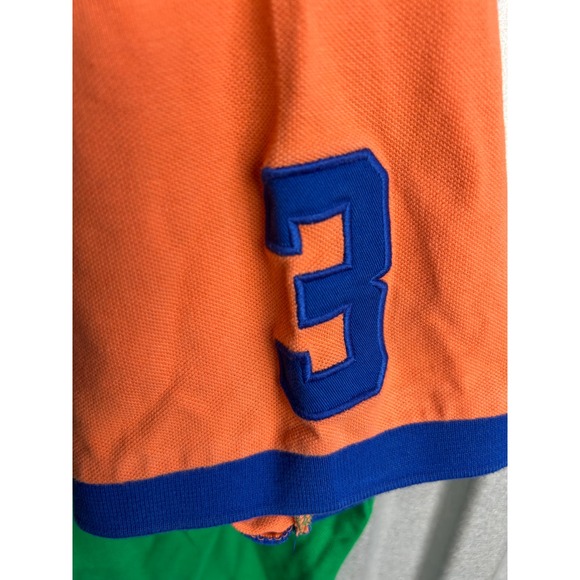 Polo Ralph Lauren Mesh Colorblock Big Pony Polo Shirt Men's B&T 2XLT Classic - Picture 4 of 8